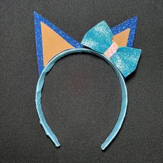 Bluey Blue Foam Dog Ears with Bow Headband  Perfect for back to school, birthday gifts, birthday parties, photo shoots and more! Kitty Makeup, Hello Kitty Makeup, Dog Ears, School Birthday, Dog Ear, Gifts Birthday, Girls Hair, Bow Headband, Bandanas