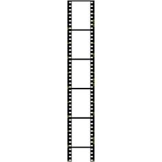 a black and white photo of a film strip