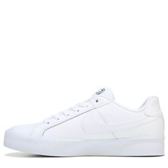 Nike Women's Court Royale Sneakers (White/White) Plain White Shoes, White Sneakers Nike, Plain White Sneakers, Best White Sneakers, Adidas White Sneakers, Sneaker Style, Minimalist Shoes, White Sneakers Women, Sport Style