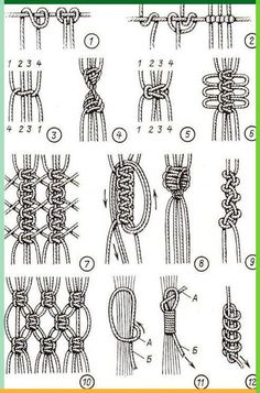 Simpul Makrame, Art Macramé, Pola Macrame, Macrame Plant Hanger Tutorial, Macrame Plant Hanger Patterns, Macrame Knots Tutorial, Macrame Knots Pattern, Diy Macrame Plant Hanger, Macrame Wall Hanging Diy