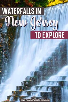 16 Most Beautiful Waterfalls in New Jersey Moving To New Jersey, New Jersey Travel, Delaware Water Gap, Laurel Falls, Travel Things, Largest Waterfall, Garden State, Delaware River, Beautiful Travel Destinations