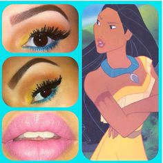 Pocahontas Makeup, Pocahontas Halloween, Viva Glam Kay, Makeup For Kids, Halloween Makeup For Kids, Disney Inspired Makeup, Disney Princess Makeup, Different Makeup Looks, Princess Makeup