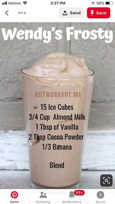 an image of a smoothie in a cup with instructions on the front and side