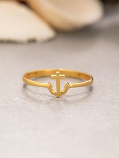 ★14K Solid Gold Anchor Ring, 925 Sterling Silver Anchor Ring, Sailor Ring, Minimalist Anchor Ring, Valentine's Day Gift, Mother's Day Gift★ ▷ MATERIAL ★ All of our 10K, 14K, 18K Jewelry are Solid Gold. ( Not Gold Filled or Gold Plated ) ★ All of our silver jewelry is 925 sterling silver and 14 carat gold plated. (Our white silver jewelry is rhodium plated.) ▷ PRODUCTION AND PACKAGING ★ Our jewelry is handmade. It is specially prepared for you in the dimensions you want upon order. ★ We work with three colors in our jewelry. Yellow, Rose, White ★ We prepare our jewelry by examining it to the smallest detail with our 21 years of experience. ★ Since we care about customer satisfaction and long-term relationship, we produce our jewelry considering daily use and natural wear. ★ If you wish, we Anchor Ring, Anchor Rings, Wooden Jewelry Boxes, Ring Minimalist, Pretty Rings, Surprise Gifts, White Silver, Mother's Day Gift, Sterling Silber