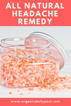 Himalayan Sea Salt: A Natural Remedy for Headaches via @http://www.pinterest.com/organicdailypst/ Headache Remedy, Getting Rid Of Headaches, Natural Headache, Diy Herbal Remedies, For Headaches, Himalayan Sea Salt, Natural Headache Remedies, Natural Cold Remedies, Natural Cough Remedies