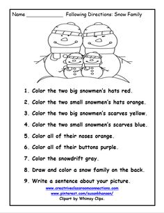 two snowmen are talking to each other on the same page in this worksheet