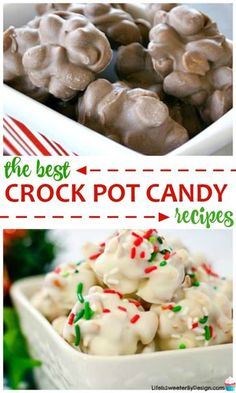 the best crock pot candy recipes for christmas and new year's eves