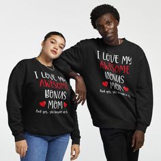 I love my awesome bonus mom by Mohiul | Redbubble Top Artists, Sell Your Art