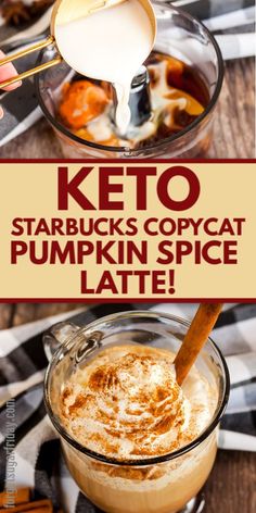 keto starbucks copycat pumpkin spice latte