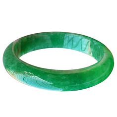 PRICES MAY VARY. 【IDEAL FOR EVERYDAY WEAR】This bracelet is crafted with the positive green of burmese jade bangle, which adds a touch of green to women's wrists, making your wrist stand out from the crowd. 【GIFT WITH SPECIAL ENERGY】Jade can attract wealth, happiness and good luck. ''A piece of jewelry is often a work of art. But it only becomes valuable when sentiment is added'', this would be a great gift for a loved one. 【NATURAL GREEN JADE BANGLE】Jadeite has loving and charming energy, jade is considered a symbol of purity and tranquility, it is considered a protective stone that protects the wearer from harm - brings harmony - and attracts good luck and gives courage. 【Unique】You will receive a bracelet that is similar but not the same as the picture, each bracelet is unique due to the Jade Bangle Bracelet, Burmese Jade, Women Jewellery, Emerald Bracelet, Lucky Stone, Jade Bangle, Bracelet Women, Jade Bracelet, Jade Jewelry