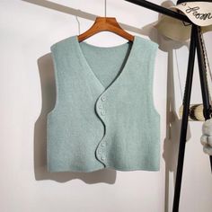 Knit.Glow @insta Diy Sewing Clothes, Mode Inspo, Knit Vest, Fashion Sewing