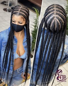 40 Creative Pop Smoke Braids Protective Hairstyles To Try - Coils and Glory Big Box Braids Hairstyles, Goddess Braids Hairstyles, Feed In Braids, Girl Braided Hairstyles, Braided Cornrow Hairstyles, Braids Hairstyles Pictures, Cool Braid Hairstyles, Girls Hairstyles Braids