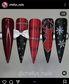 Crazy Nail Designs, Nails Art Designs, Christmas Gel Nails, Holiday Nail Art, Snowflake Nails, Winter Nail Art, Winter Nail Designs