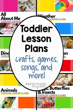 toddler lesson plans for crafts, games, and more