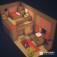 Cozy Minecraft, Minecraft Interior, Minecraft Interior Design