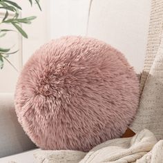 PRICES MAY VARY. 【HIGH-QUALITY THROW PILLOW】Premium round-shaped pillow made of 100% polyester material, filled with cotton inside, fluffy and smooth, with an excellent feel 【CUTE SPHERICAL DESIGN】The fluffy round cushion measures 10 x 10 inches and has an orange handle, a simple and cute design to keep you warm 【EASY TO CLEAN】The soft round pillows are hand washable or machine washable. After washing, please air dry to make the pillow fluffy 【PERFECT EXPERIENCE】The plush ball throw pillow made Soft Throw Pillows, Round Throw Pillows, Round Cushion, Garden Pillows, Round Pillow, Cute Style, Cozy Living, Sofa Pillows, Cushions On Sofa