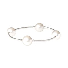 Remember the blessings in your life daily with this elegant Blessing Bracelet on your wrist. Made with four 12 mm simulated white pearl beads (known as the peace stone) between sterling silver tubes, this elegant stretch bracelet features a timeless and classic design. Whether you wear it alone or stacked with other bracelets, it is a precious reminder of all you have to be grateful for and gives you a starting point in the practice of gratitude. White pearl beaded bracelet comes with a beautifu Blessing Bracelet, Bracelets With Meaning, The Blessing, Beautiful Notes, Rose Quartz Ring, Be Grateful, Bracelet Collection, Swarovski Pearls, Coin Pendant