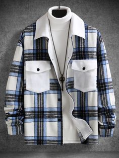 Stylish Shirts Men, Mens Smart Casual Outfits, African Wear Styles For Men, Boys Plaid, Fashion Suits For Men, Smart Casual Outfit