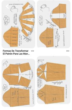 the instructions for how to make an origami paper doll with pictures on it