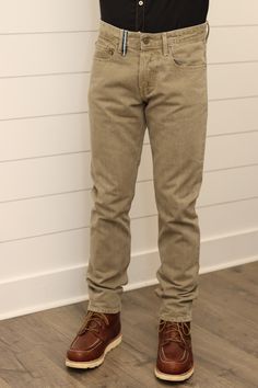 Front Rise: 9 3/4" Back Rise: 14" Leg Opening 14 1/2" - 12 oz - 100% Cotton - Button Fly - Knife Pocket - Zena Spice Thread Soft-washed Cotton Jeans For Fall, Casual Soft-washed Straight Leg Jeans, Relaxed Fit Cotton Jeans Soft-washed, Relaxed Fit Soft-washed Cotton Jeans, Soft-washed Cotton Jeans, Dark Wash Pre-washed Jeans For Fall, Rugged Fitted Jeans With Five Pockets, Rugged Fitted Washed Jeans, Brown Relaxed Fit Jeans For Everyday