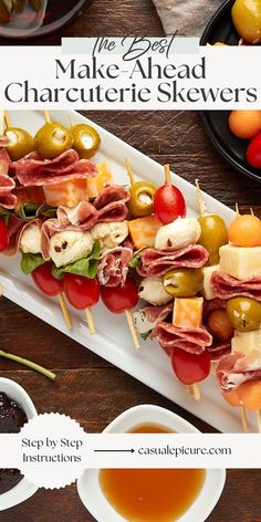 the best make - ahead charcuterie skewers