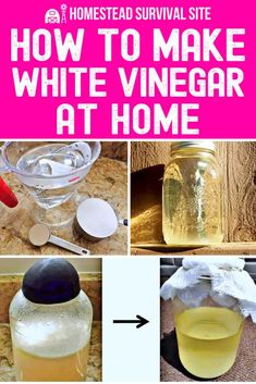 how to make white vinegar at home