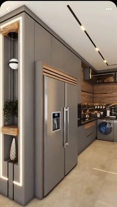 an image of a modern kitchen with stainless steel appliances