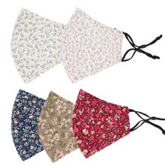 These masks come with adjustable nose clip, multiple layers of fabric, and stretchable elastic ear loops. And we specially designed them to be super comfortable for easy and longer wear. Color: White.  Gender: unisex.  Age Group: adult.  Pattern: floral. Cloth Masks, Nose Clip, Reusable Face Mask, Ear Loop, Pattern Floral, Cloth Bags, Face Mask, Age Group, Floral Design