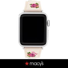 in stock Apple Watch 38mm, Fashion Watches, Apple Watch, Chalk, Jewelry Watches, Floral Print, In Store, Pick Up, Buy Online