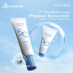 Deskripsi  NEW! Wardah UV Shield Physical Sunscreen Serum SPF 50+ PA++++ A BREAKTHROUGH SUN PROTECTION WITH GENTLE FORMULA, NON-WHITECAST, AND LIGHTWEIGHT TEXTURE Dengan next generation of ZnO dan water-based formula, Wardah UV Shield Physical Sunscreen Serum SPF 50+ PA++++ menghadirkan formulasi yang ringan, tidak whitecast dan cepat meresap pada kulit sehingga nyaman digunakan seharian. Diperkaya dengan bahan-bahan alami seperti Uji Kyoto Matcha dan Oatmeal, produk ini tidak hanya melindungi namun juga membantu menutrisi kulit yang reaktif akibat paparan sinar berlebih Sudah terbukti secara klinis mengurangi akibat kemerahan* pada wajah, serta 1. Lightweight 2. Non-Comedogenic 3. Non-Acnegenic 4. Dermatologically Tested 5. Hypoallergenic 6. No Alcohol 7. No Fragrance 8. No White Cast 9. Sunscreen Wardah, Physical Sunscreen, Best Sunscreens, Sunscreen Spf 50, Face Sunscreen, Spf 50, Skin Protection, Next Generation, Face Products Skincare