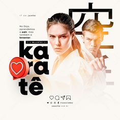 the karate movie poster with two people