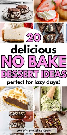 20 delicious no bake dessert ideas perfect for lazy days