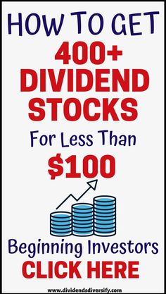 a sign advertising how to get 400 divided stocks for less than $ 100