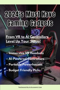 The ultimate guide to leveling up your gaming setup in 2024! Discover the top gaming peripherals for every budget, from next-gen VR headsets to AI-powered controllers. Perfect for casual gamers and pro streamers alike!   🎮 Save this pin for: - Next-gen VR headset recommendations - Essential gaming peripherals - Budget-friendly alternatives - Pro streaming equipment guide  Click through for the complete breakdown!   #GamingSetup #GamingGear2024 #GamingTech #StreamingSetup #GamingGuide Streaming Equipment, Gaming Gadgets, Holographic Displays, Best Gaming Setup, Gaming Pads, Streaming Setup, Leveling Up, Tech Blog, Gaming Tech