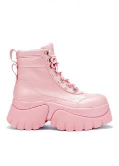 Pink Chunky Boots, Acubi Shoes, Pink Acubi, Pastel Boots, Kawaii Girl Drawings, Pastel Shoes, Boots Png, Acubi Style, Ankle Boots Lace