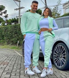 Couple Suits Outfit, Couple Sweatsuit Outfits, Matching Sweatsuit Outfit Couples, Matching Nike Outfits Couples, Outfits Para Parejas Casual, Couple Outfit Ideas Matching, Matching Couple Outfit