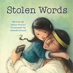 the cover of stolen words, with an image of a woman holding a child