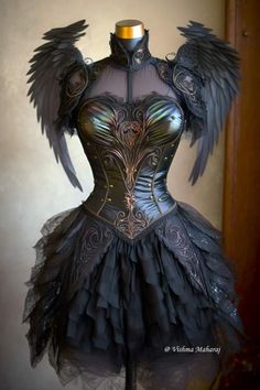 Dark Fairy Outfit, Punk Wedding Dresses, Beautiful Long Dresses, Fairy Dresses, Fancy Dresses Long