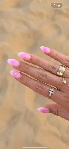 Birthday Nails Diamonds, Pink Birthday Nails, Nails Ideas Summer, Nails Diamonds, Acrylic Nails Ideas, Nail Tip Designs, Nails Now, Vibrant Nails