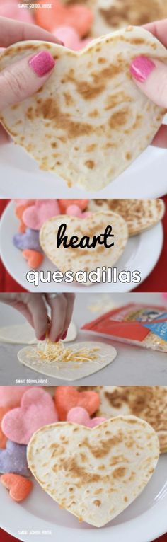 how to make heart shaped quesadillas for valentine's day or any special occasion