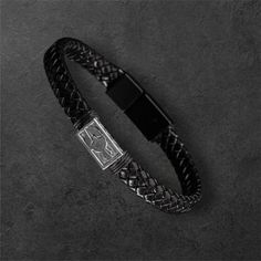 🖤 Sleek & Sophisticated: The Black Braided Bracelet for Men 🖤 This Black Bracelet offers a minimalist yet bold design for those who prefer timeless elegance. Crafted with Bracelet is the perfect accessory for any man looking to elevate his style. 💫 Why You'll Love It: Premium Quality: Made from durable with a sleek silver accent. Versatile Design: Perfect for casual, business, or formal wear. Comfortable Fit: Lightweight and flexible, designed for all-day comfort. Fashion-Forward: Complements