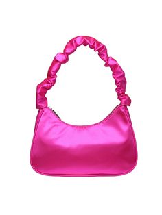 PRICES MAY VARY. Made of soft satin fabric Satin shoulder bag, ruched top handle, party bags Two different carry ways for various occasions, you can simply use it as stylish shoulder bags or a evening handbag You can easily fit your cell phone, cards, money, car keys, small wallet, mirror, lipstick, some makeup etc Please refer to Product Measurement in Product Description as below Product Measurement: 

 one-size: Bag Height: 5.5", Bag Length: 9.8", Bag Width: 2.4", Handle Height: 7.9" Cheap Pink Rectangular Bag, Elegant Pink Baguette Bag For Party, Solid Color Party Shoulder Bag, Pink Dinner, Dinner Banquet, Prom Dinner, Phone Cards, Satin Bags, Ruched Top