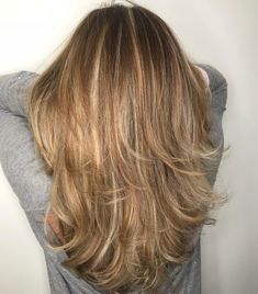 Feathered Dark Blonde Hairstyle with Highlights Hairstyle With Highlights, Long Hairstyles With Layers, Soft Blonde Highlights, Hairstyles With Layers, Blonde Hairstyle, Soft Blonde, Hair Adviser