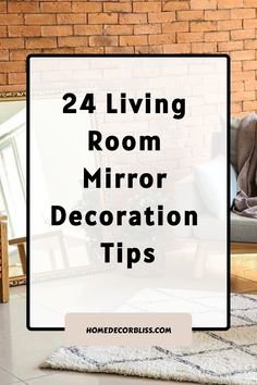 24 Living Room Mirror Decoration Tips Large Accent Mirrors, Mirrors Lounge Room, Home Decor Ideas Mirrors, Black Mirror Living Room Decor, Living Room Mirror Placement, Mirror And Picture Frame Wall Decor, Horizontal Wall Mirror Living Room, Best Place For Mirror In Living Room, Industrial Mirror Living Room