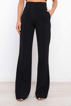 Black Slacks Outfit, Black Dress Pants Outfits, Slacks Outfit, How To Have Style, Pantalon Large, Black Dress Pants, Work Outfits Women, Professional Outfits, Business Casual Outfits