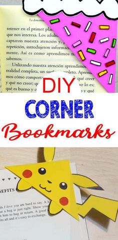 an easy bookmark for kids to make with their own paper crafting materials and instructions