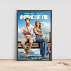 Anyone But You Movie Poster, Room Decor, Home Decor, Art Poster for Gift 1653723548 Movie Poster Room Decor, Movie Poster Room, Poster Room Decor, Classic Poster, Frame Poster, Poster Room, Film Prints, Gift Graduation, Home Decor Art