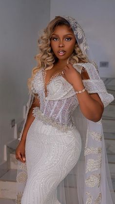 Lace Blouse Styles, Nigerian Wedding Dress, Simple Elegant Wedding Dress, Classy Gowns, Wedding Dresses Cinderella