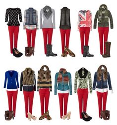 Red Pants Fashion, Red Leggings Outfit, Religion Clothing, Clothes And Shoes, Red Leggings, Fall Capsule Wardrobe