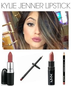 Kylie Jenner Lipstick - two combinations for her matte mauve pout! NYX Round Lipstick in Thalia and NYX 831 Mauve lip pencil Mac Faux Lipstick, Mac Faux, Mauve Lips, Kylie Jenner Lipstick, Make Up Inspiration, Essense Of Australia, Elsa Peretti, Makeup Obsession